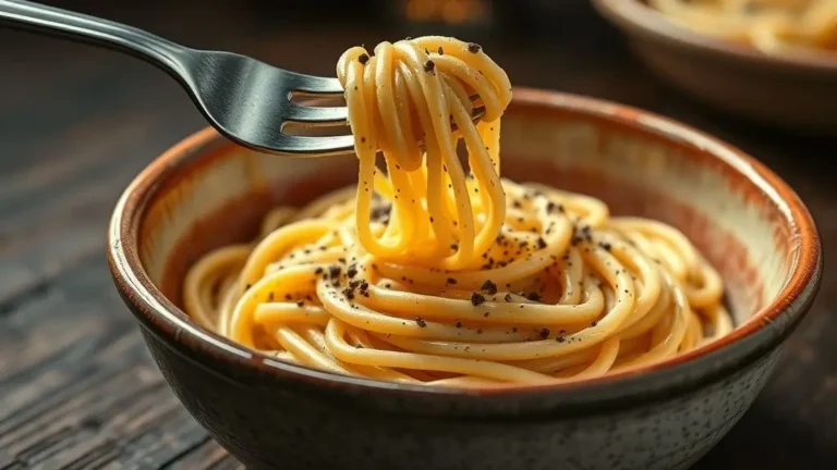Guida completa alla ricetta originale della cacio e pepe: istruzioni passo passo per ottenere una salsa cremosa e senza grumi con pecorino, pepe e pasta.